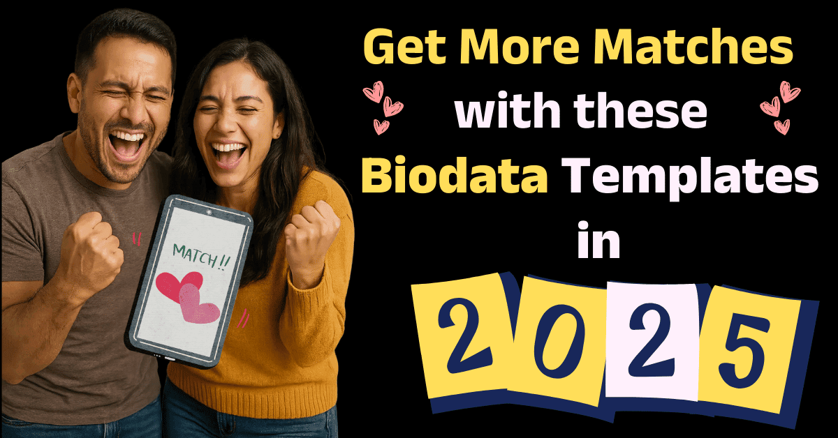 Best Marriage Biodata Templates in 2026